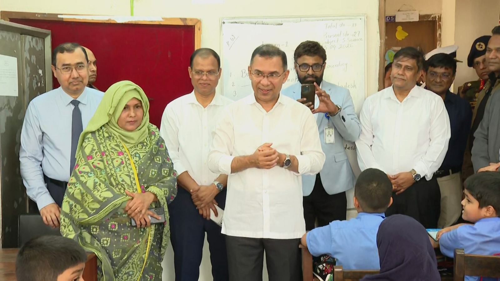 On April 25, 2026, The Honorable Prime Minister  visited the students at BMSC campus.